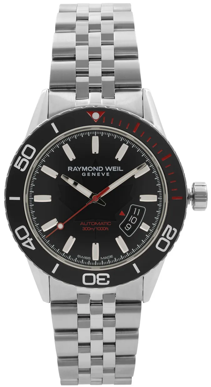 Raymond Weil Freelancer 42mm Stainless steel Black