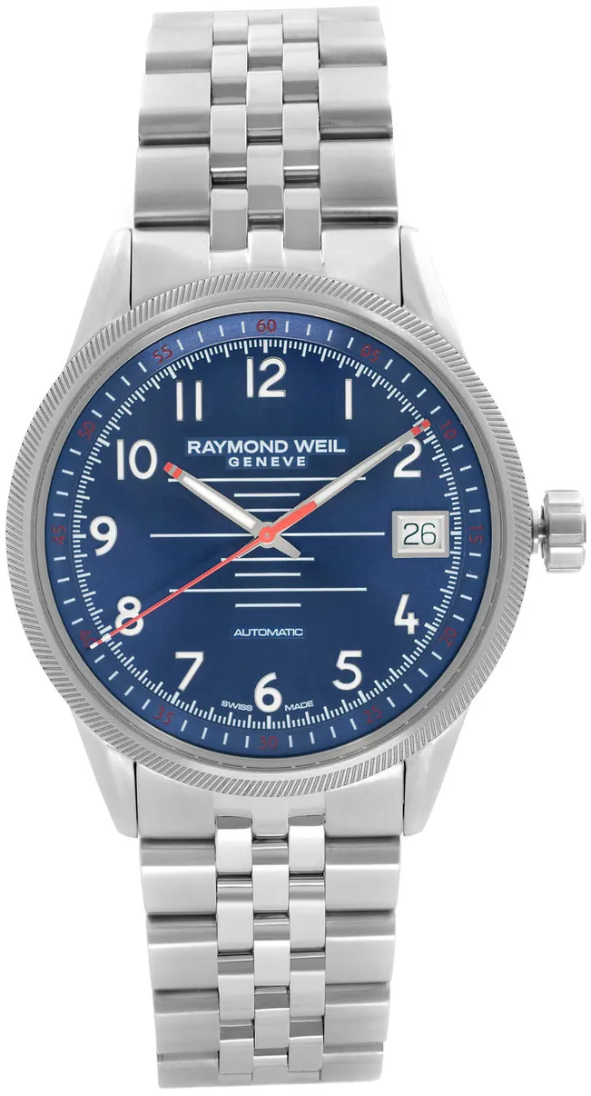 Raymond Weil Freelancer 42mm Stainless steel Blue