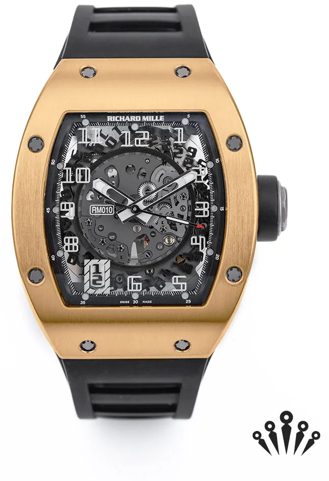 Richard Mille RM 010 RM 010 38mm Rose gold Skeletonized