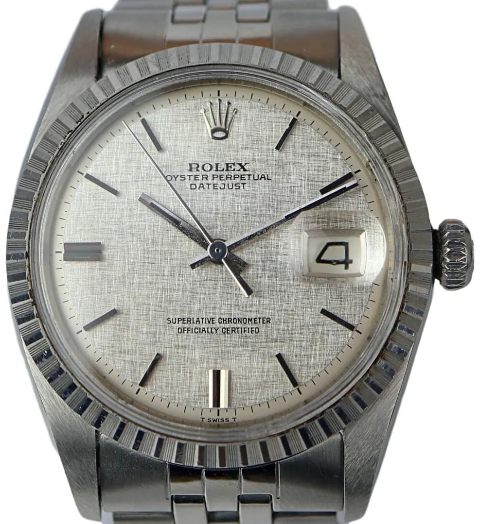 Rolex Datejust 1603 36mm Steel Linen