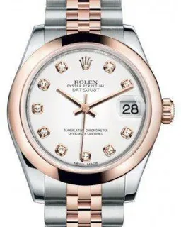 Rolex Datejust 31 178241 Rose gold and Stainless steel White