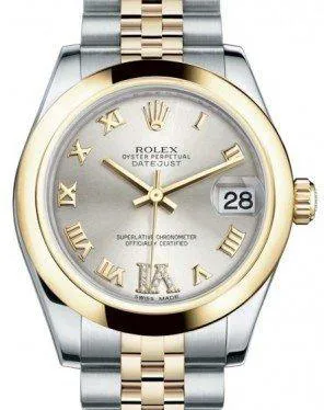 Rolex Datejust 31 178243 31mm Yellow gold and Stainless steel Silver