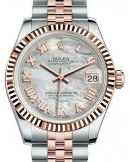 Rolex Datejust 31 178271 Rose gold and Stainless steel White