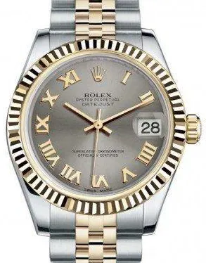 Rolex Datejust 31 178273 31mm Yellow gold and Stainless steel Silver