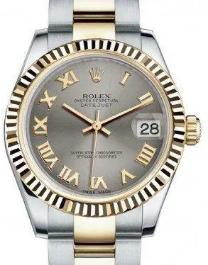 Rolex Datejust 31 178273 31mm Yellow gold and Stainless steel Silver