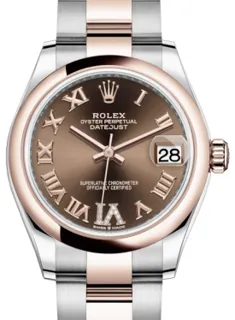 Rolex Datejust 31 278241 Rose gold and Stainless steel Brown