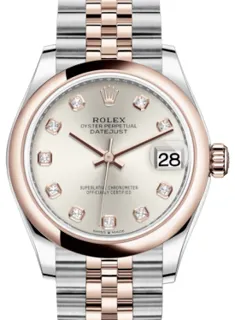 Rolex Datejust 31 278241 Rose gold and Stainless steel Silver