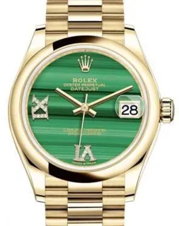 Rolex Datejust 31 278248 Yellow gold Green