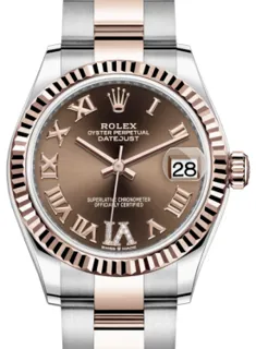 Rolex Datejust 31 278271 Rose gold and Stainless steel Brown