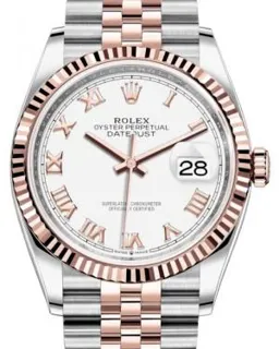 Rolex Datejust 36 126231 Rose gold and Stainless steel White