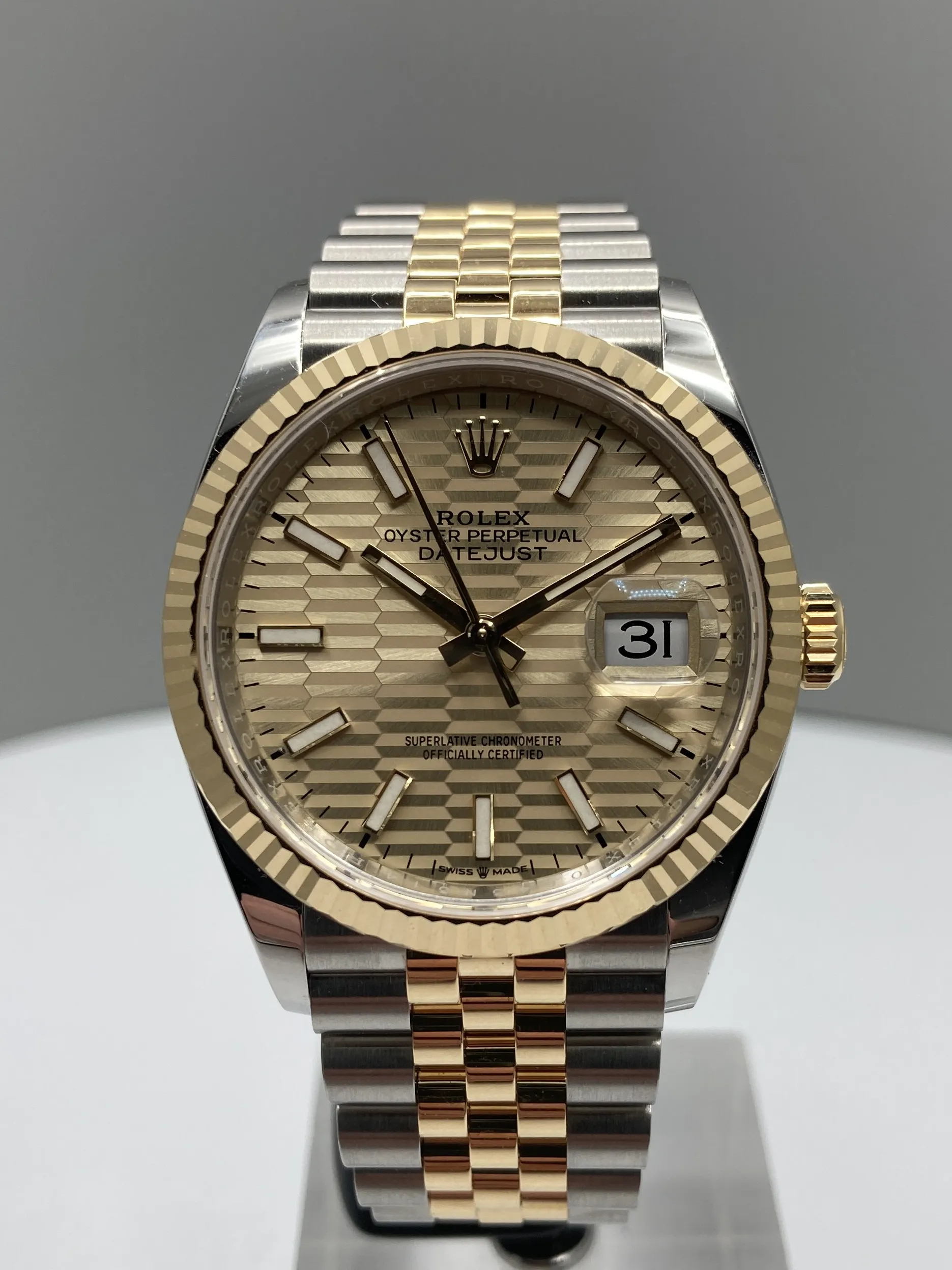 Rolex Datejust 36 126233 36mm Yellow gold and 18k yellow gold Gold