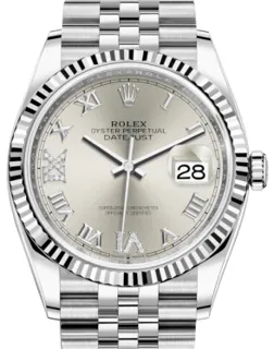 Rolex Datejust 126234 White gold and Stainless steel Silver