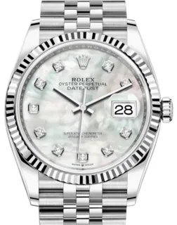 Rolex Datejust 36 126234 White gold and Stainless steel White