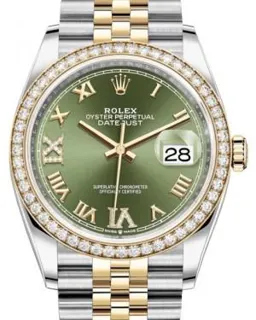 Rolex Datejust 36 126283RBR Steel$Yellow Gold$Diamonds