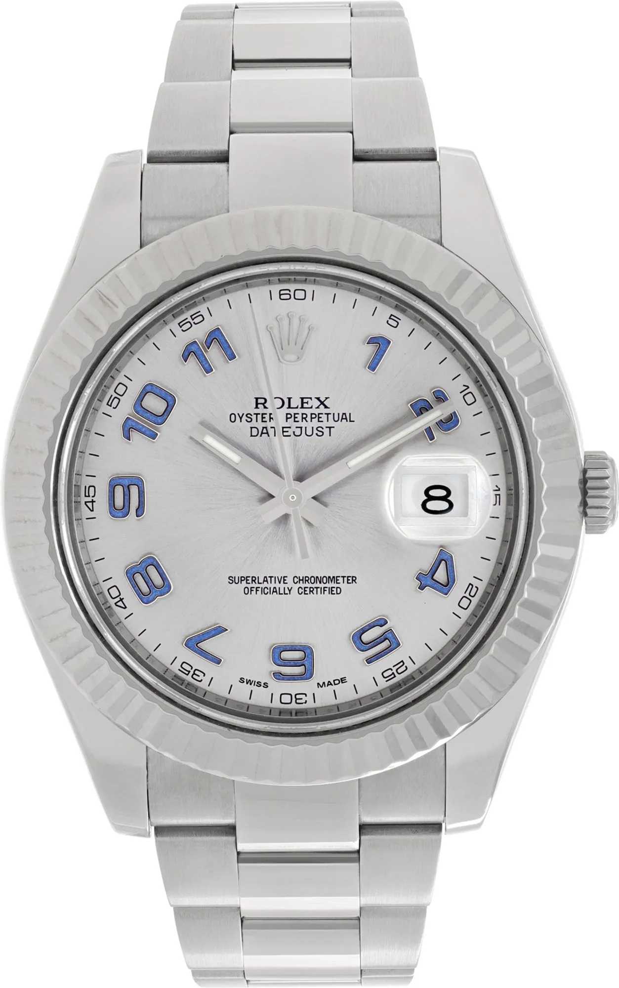 Rolex Datejust II 116334 41mm Stainless steel Silver