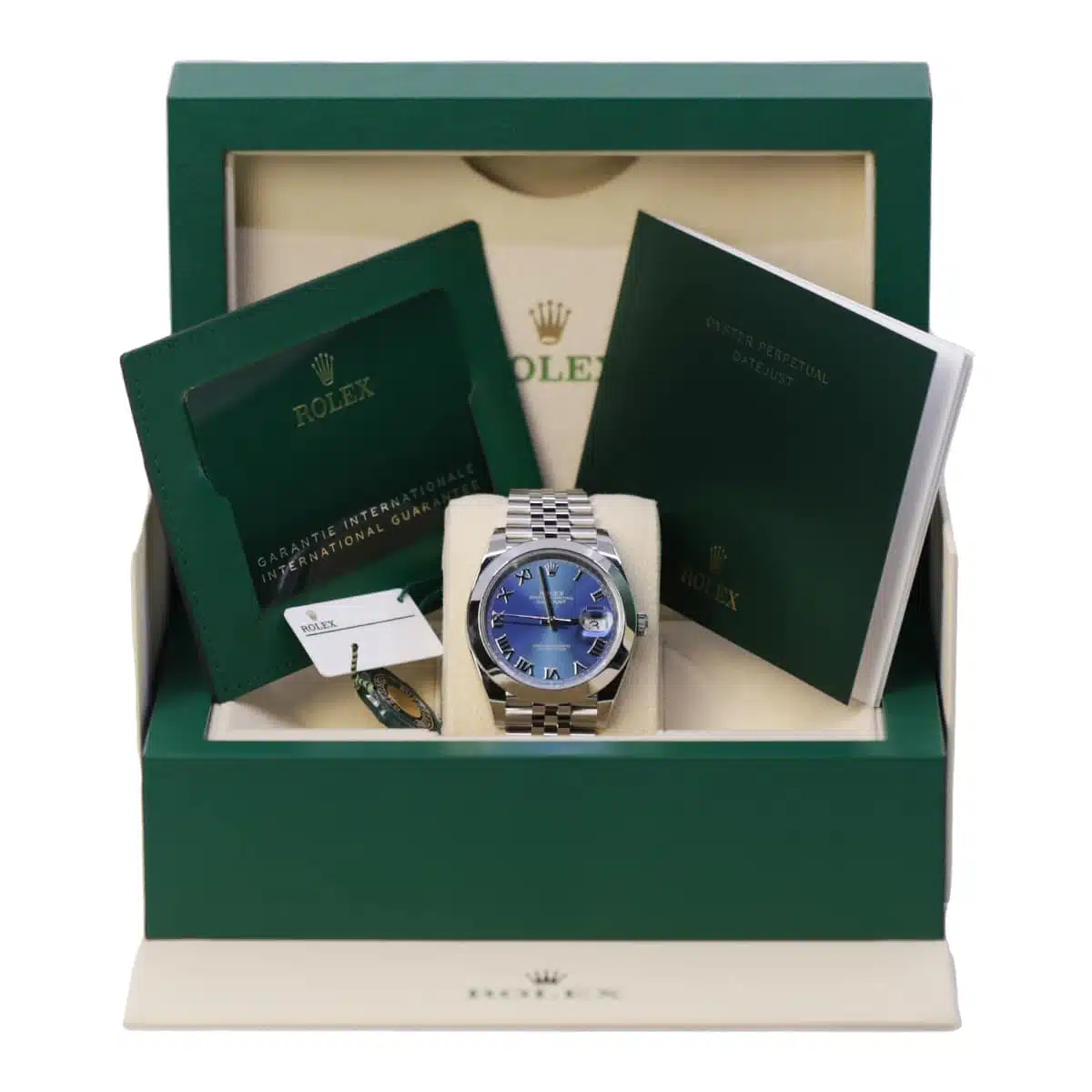 Rolex Datejust 41 126300-0018 41mm Oystersteel Azzurro blue 5