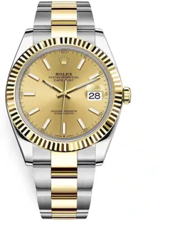 Rolex Datejust 126333-0009 Yellow gold and Stainless steel Champagne