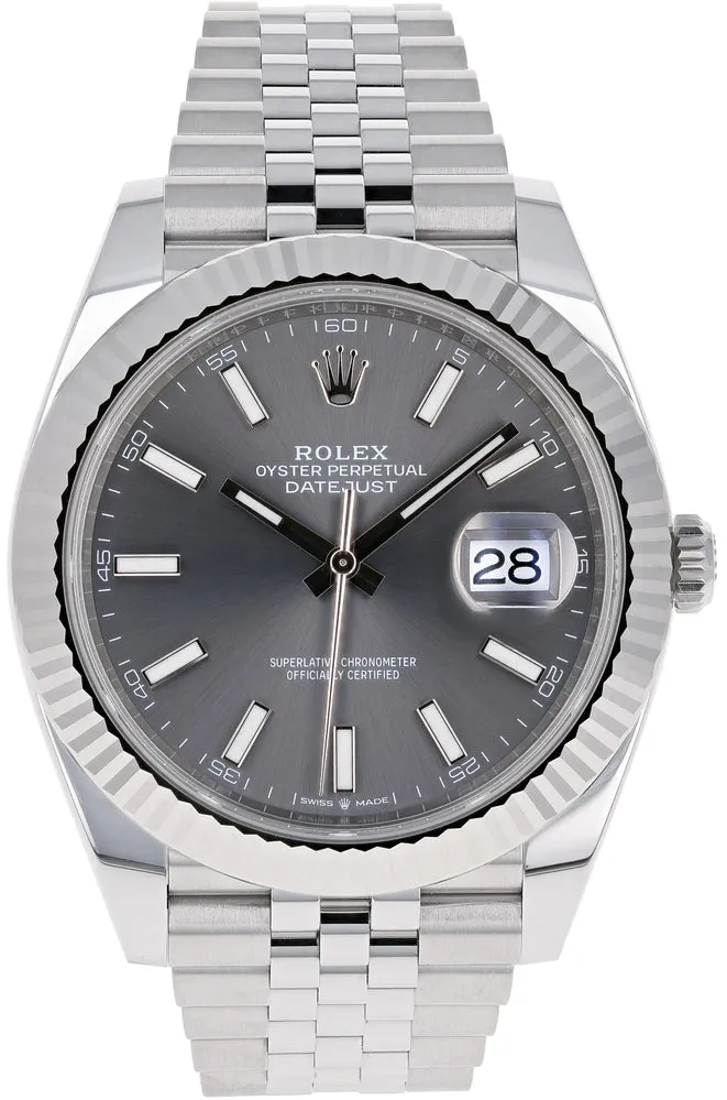 Rolex Datejust 41 126334-0014 41mm White gold and Oystersteel Gray 2