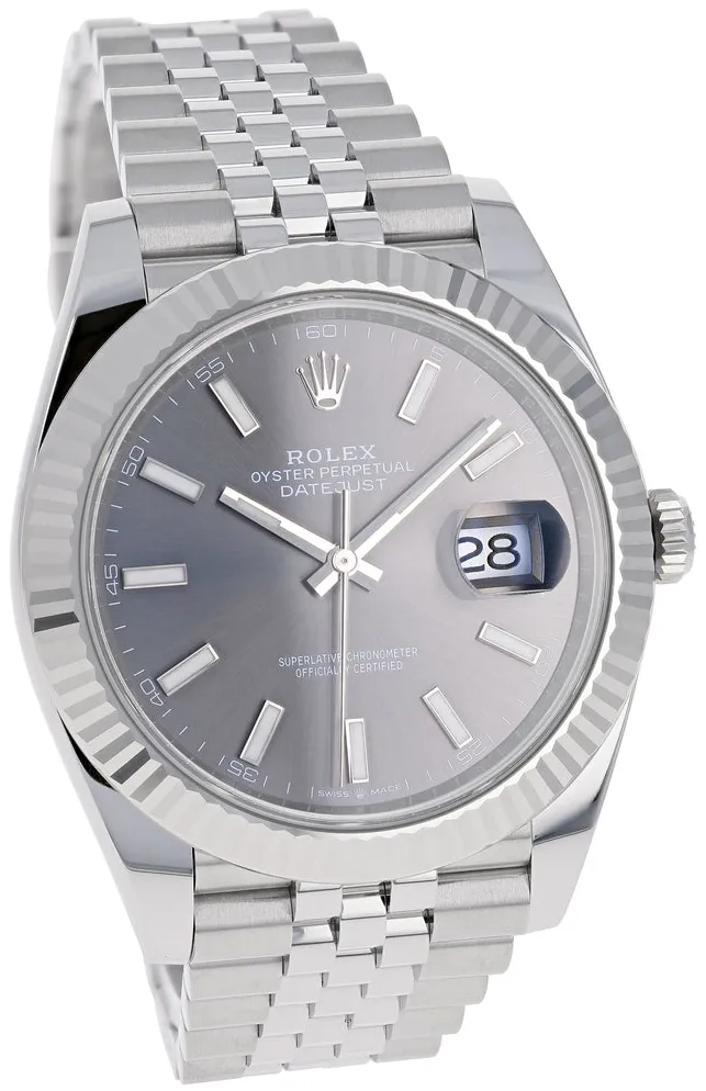 Rolex Datejust 41 126334-0014 41mm White gold and Oystersteel Gray 3