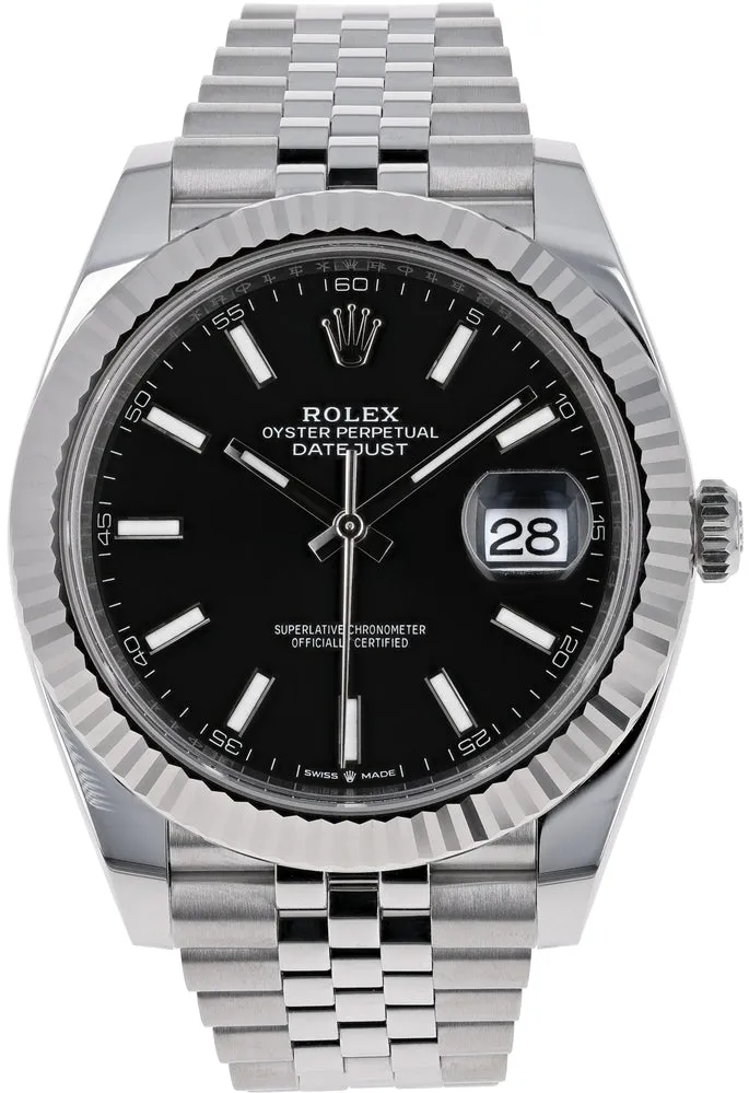 Rolex Datejust 41 126334-0018 41mm White gold and Oystersteel Black 2