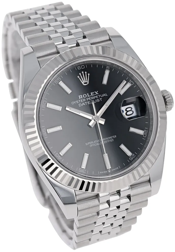 Rolex Datejust 41 126334-0018 41mm White gold and Oystersteel Black 4