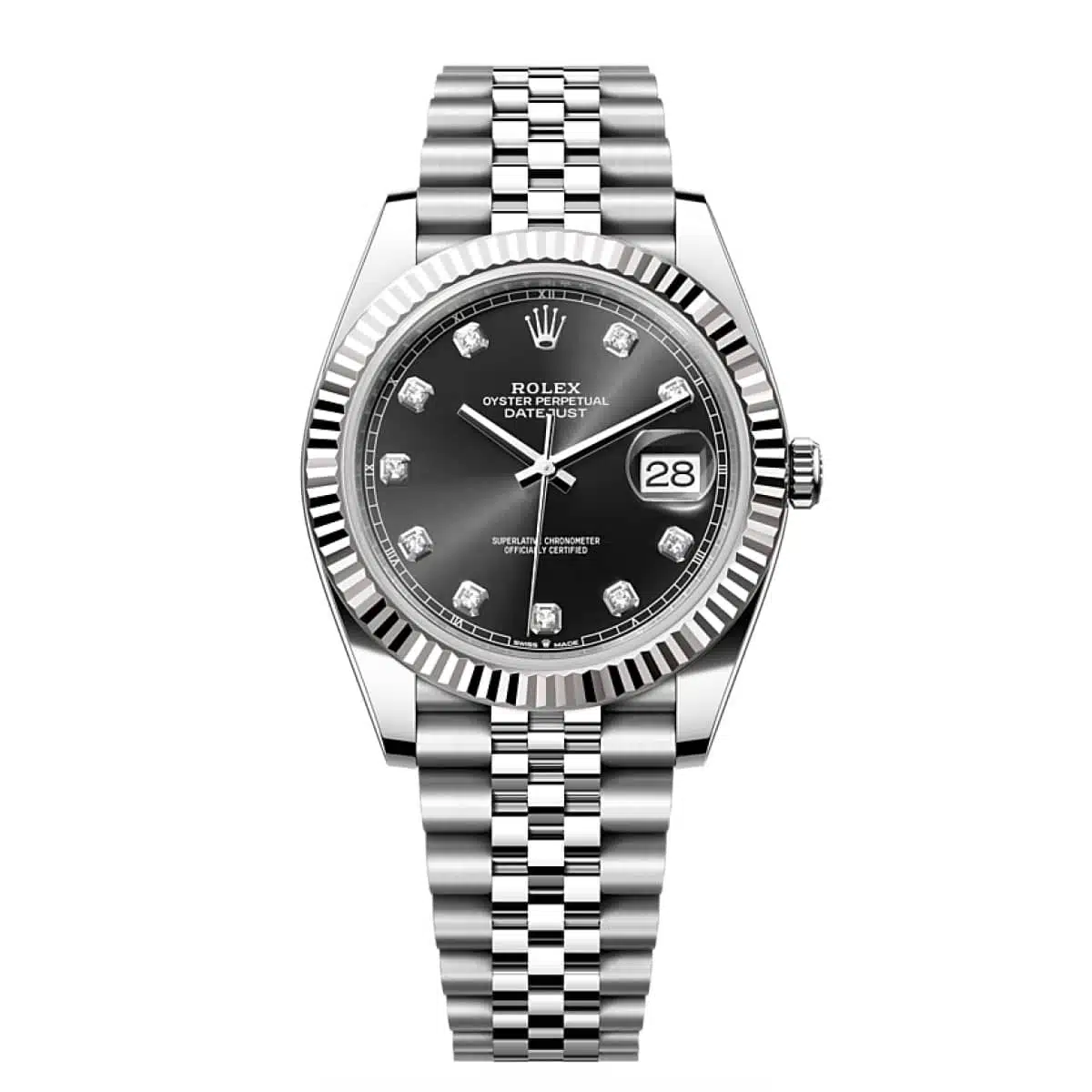 Rolex Datejust 41 126334-0012 41mm White gold and Oystersteel Black