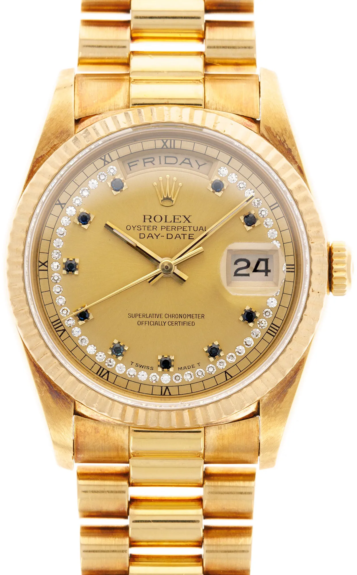 Rolex Day-Date 36 18238 36mm Yellow gold Champagne