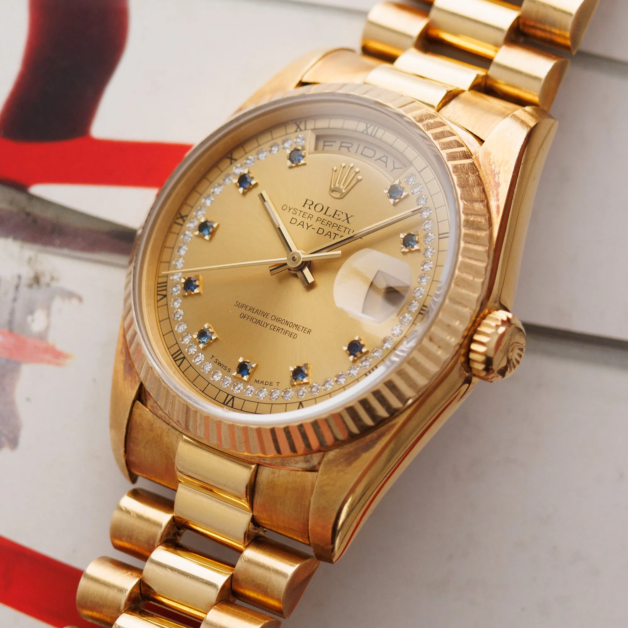 Rolex Day-Date 36 18238 36mm Yellow gold Champagne 1