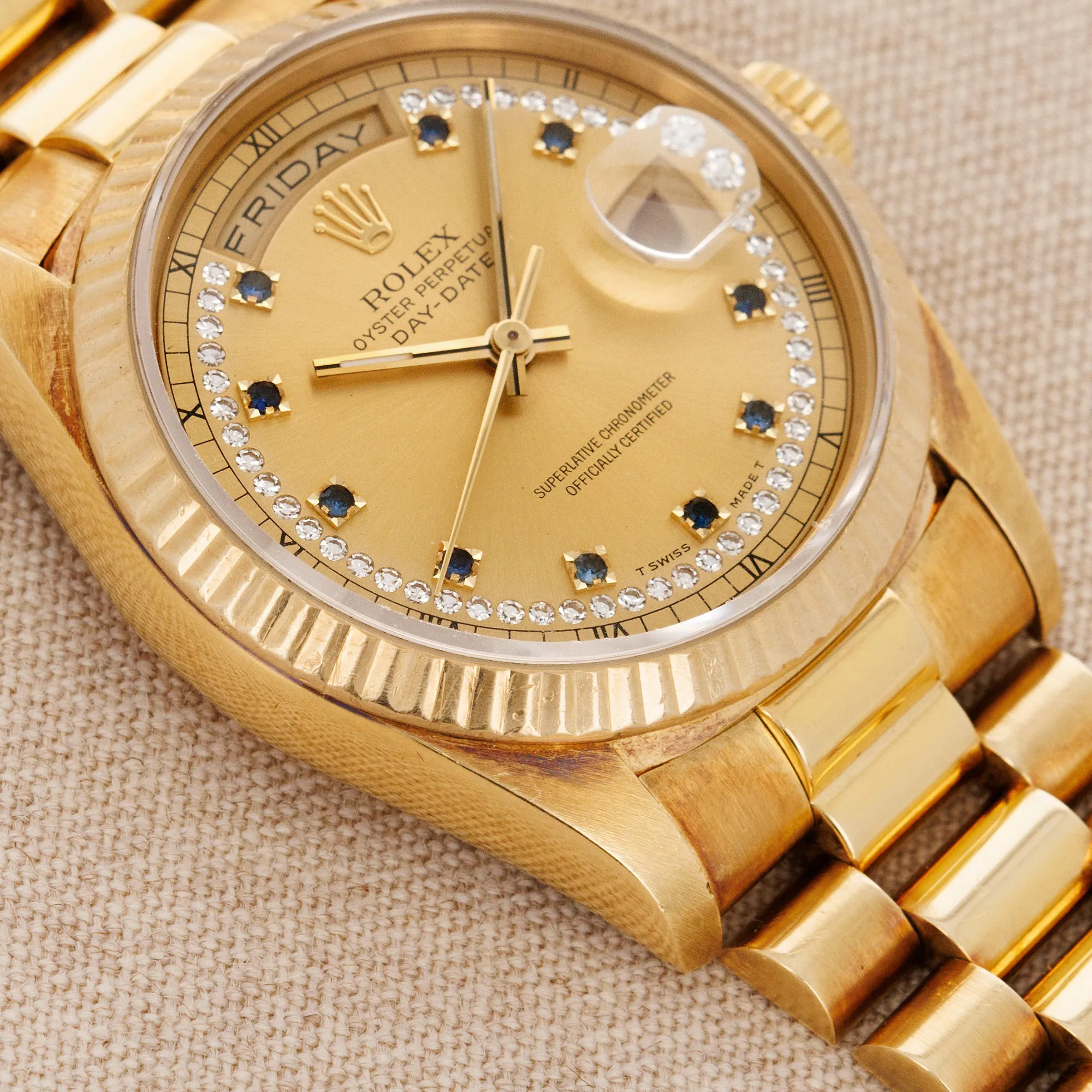 Rolex Day-Date 36 18238 36mm Yellow gold Champagne 5