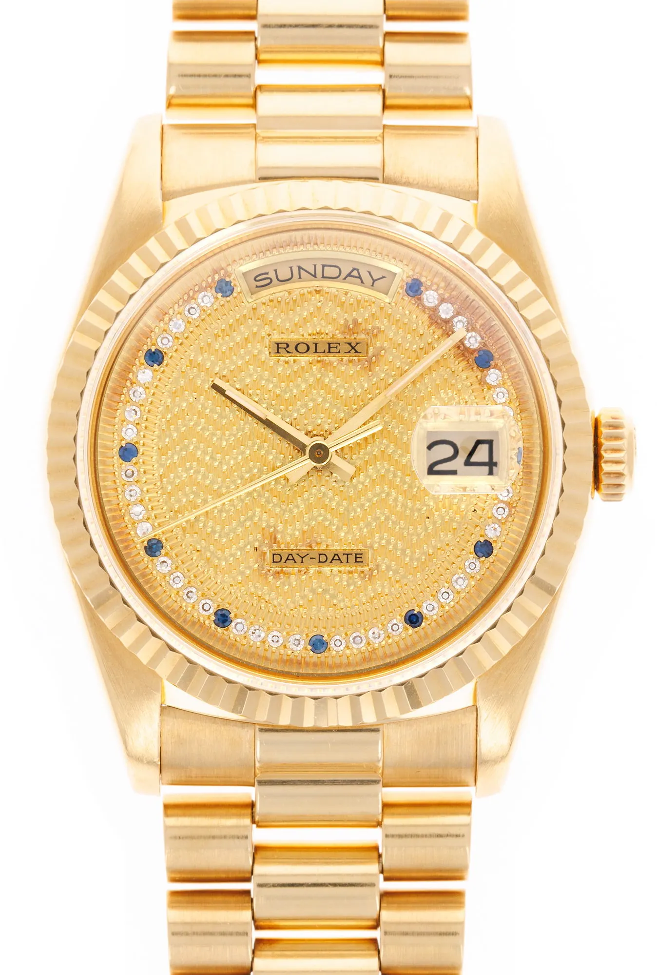 Rolex Day-Date 36 18238 36mm Yellow gold Diamond