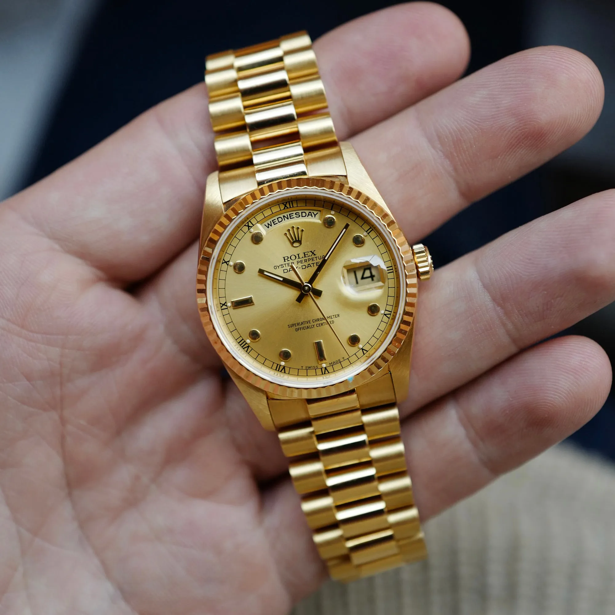 Rolex Day-Date 36 18238 36mm Yellow gold Champagne 1