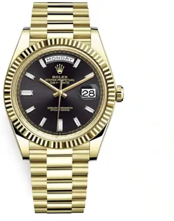 Rolex Day-Date 40 228238-0004 Yellow gold Black