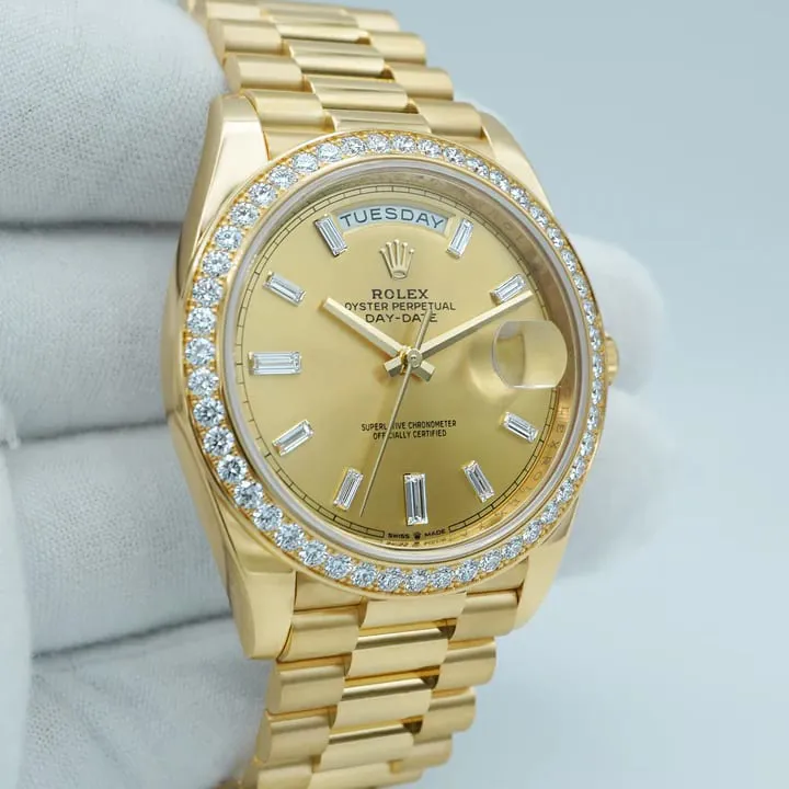 Rolex Day-Date 40 228348RBR 40mm Yellow gold Champagne