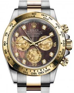 Rolex Daytona 116503 Yellow gold and Stainless steel Black