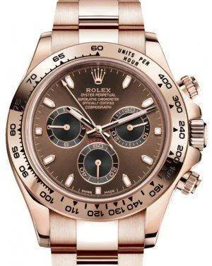 Rolex Daytona 116505 40mm Rose gold Brown