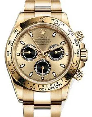 Rolex Daytona 116508 40mm Yellow gold Champagne