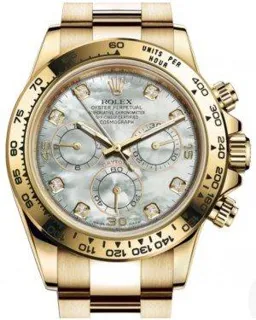 Rolex Daytona 116508 Yellow gold White