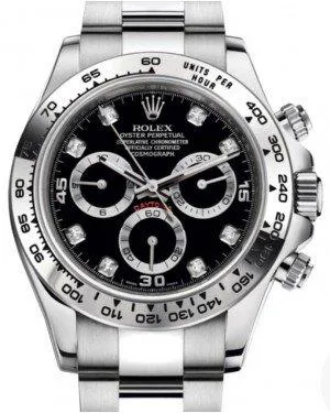 Rolex Daytona 116509 40mm White gold Black