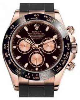 Rolex Daytona 116515LN Rose gold Black