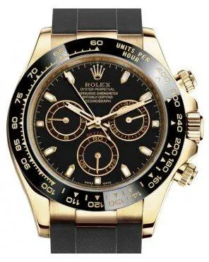 Rolex Daytona 116518LN 40mm Yellow gold Black