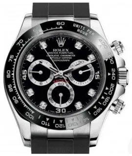 Rolex Daytona 116519LN White gold Black