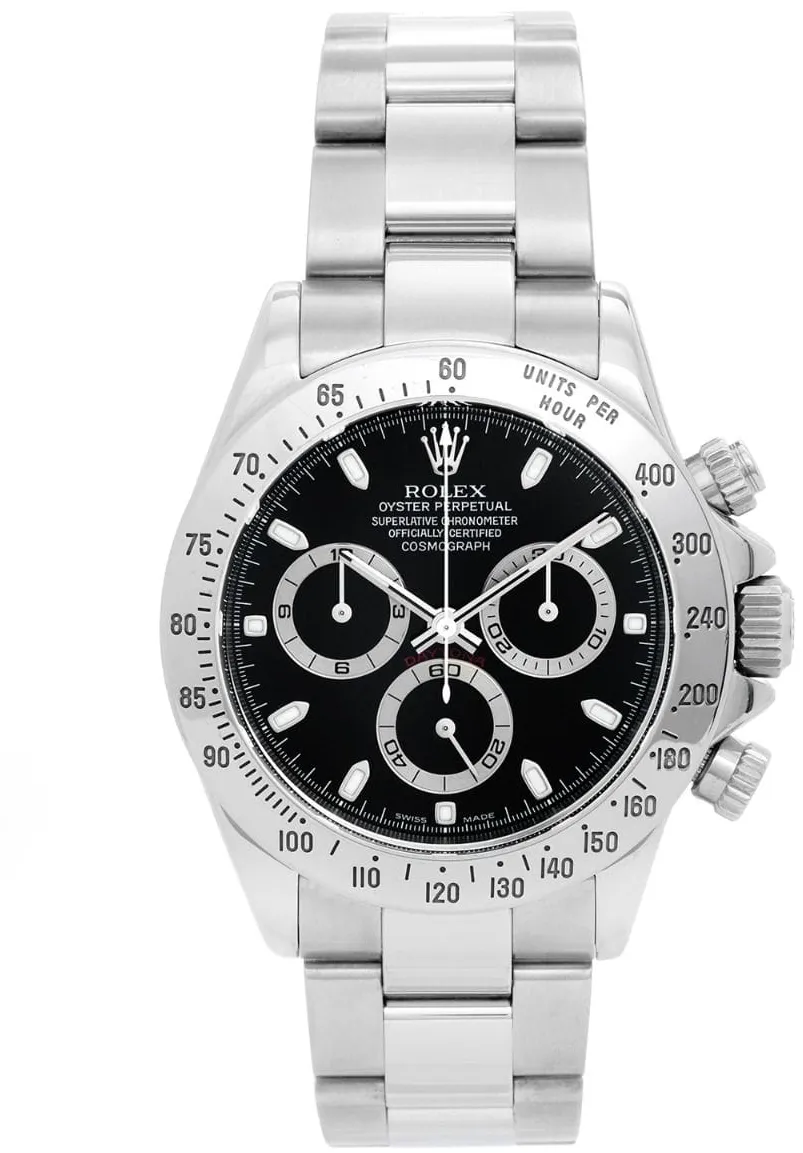 Rolex Daytona 116520-0015 40mm Stainless steel Black