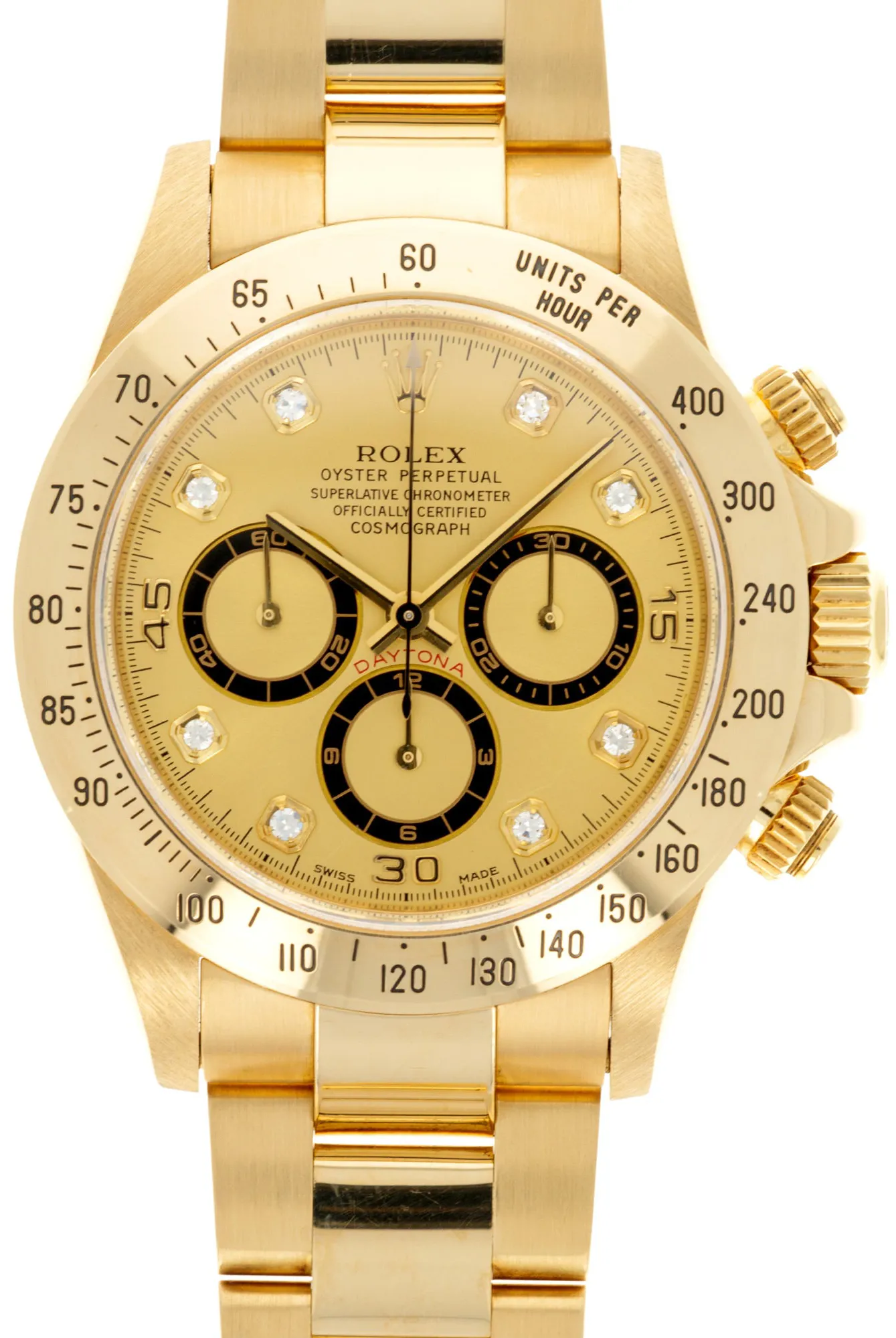 Rolex Daytona 16528 40mm Yellow gold Champagne