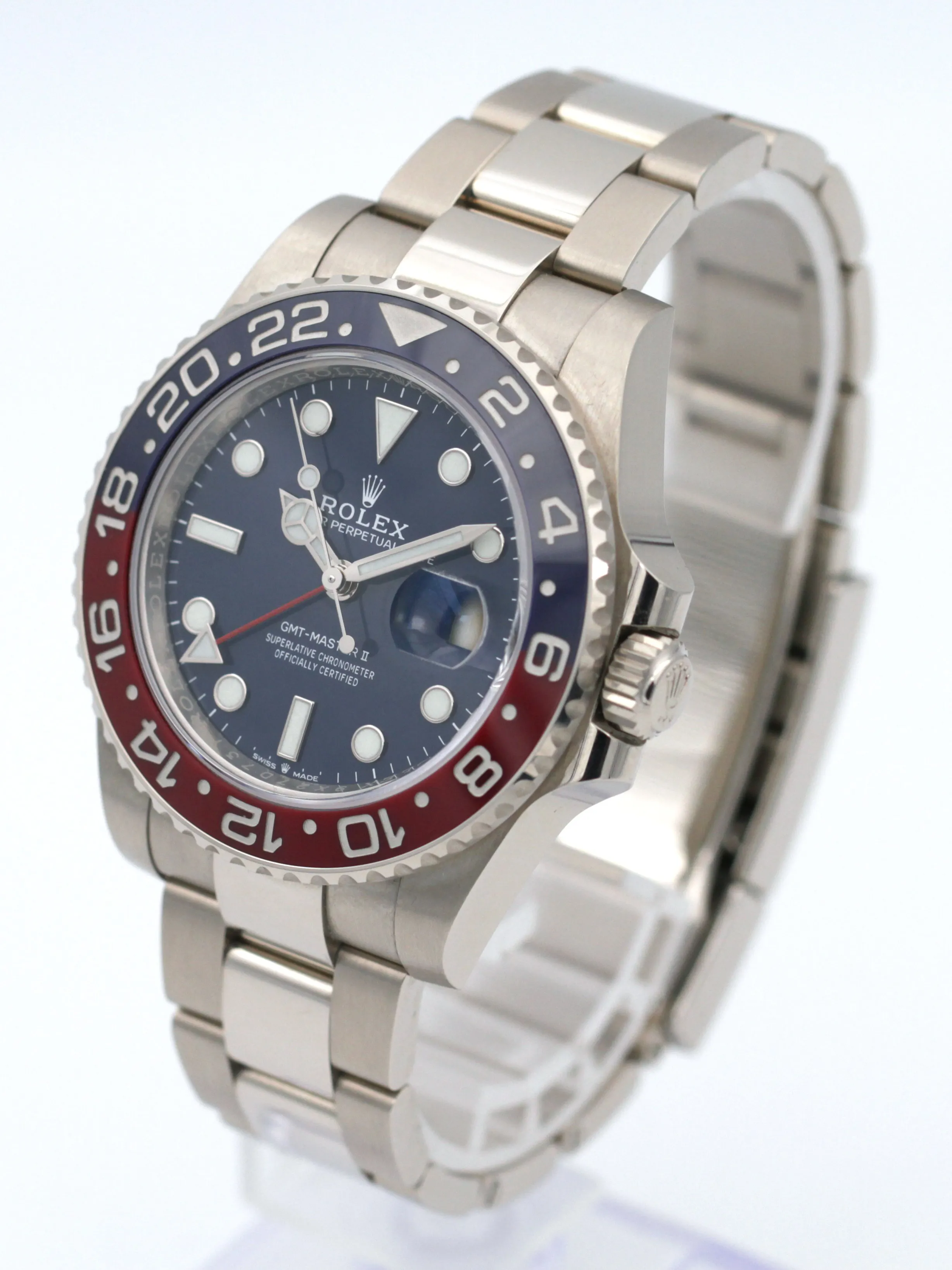 Rolex GMT-Master II 126719BLRO 40mm White gold Blue 6