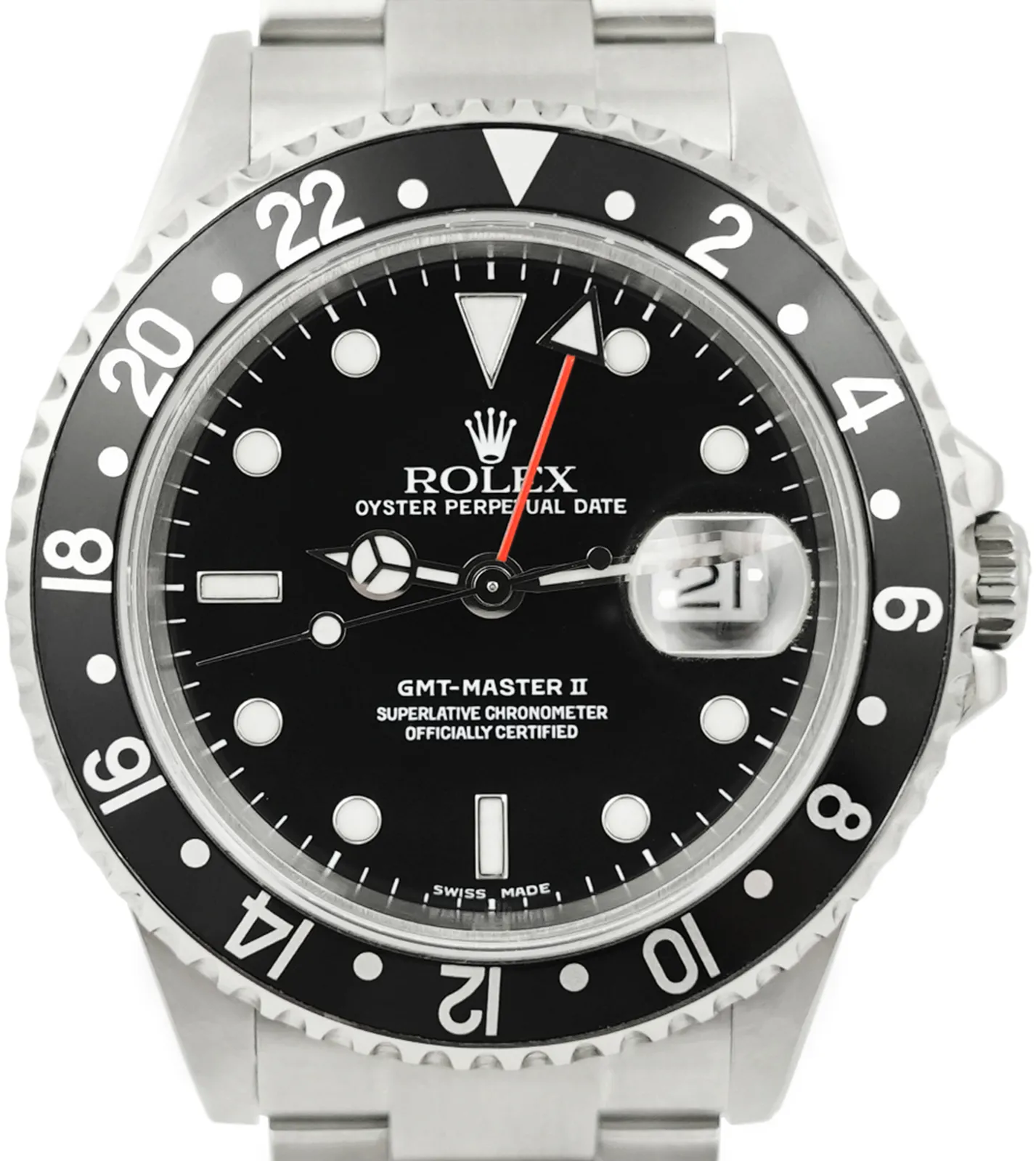 Rolex GMT-Master II 16710 40mm Stainless steel Black