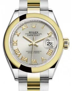 Rolex Lady-Datejust 279163 28mm Yellow gold and Stainless steel Silver