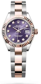 Rolex Lady-Datejust 279171-0016 28mm Rose gold and Oystersteel Purple