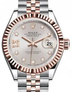 Rolex Lady-Datejust 279171 Rose gold and Stainless steel Gray