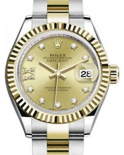 Rolex Lady-Datejust 279173 Yellow gold and Stainless steel Champagne