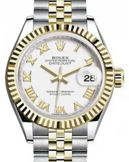 Rolex Lady-Datejust 279173 Yellow gold and Stainless steel White